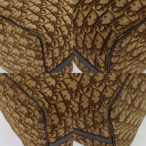 DIOR Trotter Canvas Boston Bag Brown - Picture 10 of 11